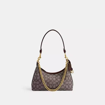 Coach Juliet Schultertasche 25 Aus Signature-jacquard In Brown