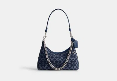 Coach Juliet 25 Classic Signature Shoulder Bag In Black