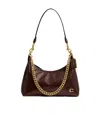 Coach Juliette Chain-linked Shoulder Bag In Maple