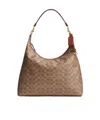 Shop Coach Juliet Shoulder Bag 38 In Signature Canvas In Brown