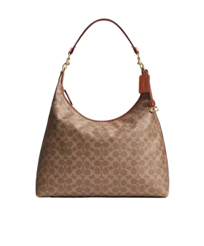 Coach Juliet Shoulder Bag 38 In Signature Canvas In Brown
