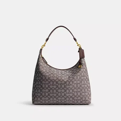 Coach Juliet Schultertasche 38 Aus Signature Jacquard In Brown