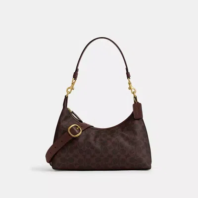 Coach Juliet Shoulder Bag In Signature Canvas In Brown