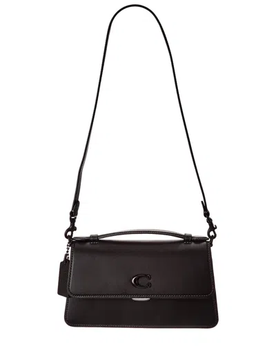 Coach Juno Leather Bag In Black