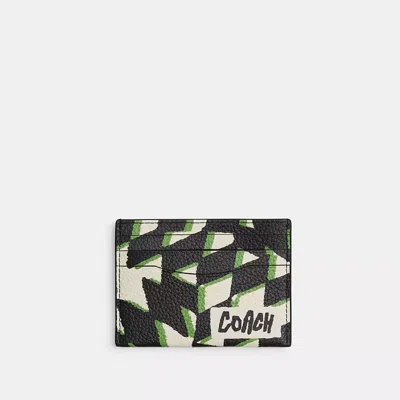 Coach Kartenetui Mit Geo Karo Print