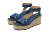 Coach Katherine Signature C Cs495-422 Flat Women's Blue Espadrille Zogg557 In Blue