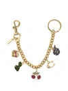 Coach Keychain With Charm Embellishment
