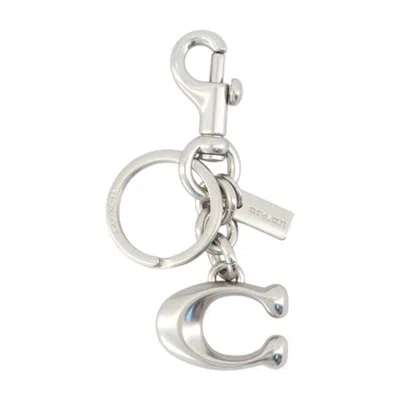 Coach Keyfobs Keychain In Metallic