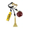 Coach Keyring Small New York Cluster In Multi