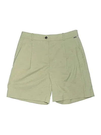 Pre-owned Coach Khaki Shorts In Green