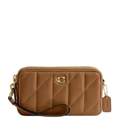 Coach Kira Crossbody Bag With Pillow Quilting In Brown