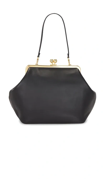 Coach Kisslock Frame 27 Bag In Black