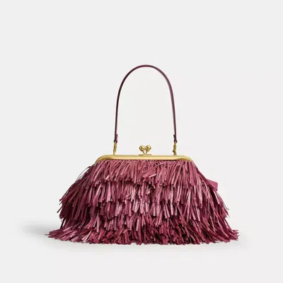 Coach Kisslock Frame Bag 27 In Pink