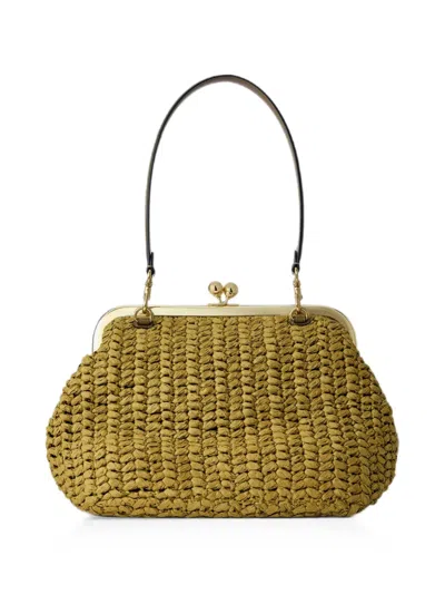 Coach Kisslock Shoulder Bag In Green