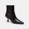 Coach Kitten Heel Bootie In Black