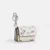 Coach Klare Bag Charm With Star Print In White