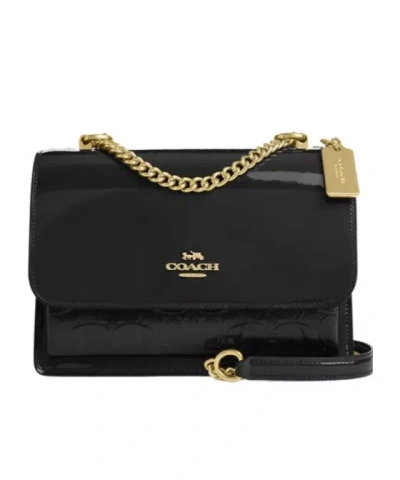 Coach Klare Crossbody Bag In Signature Leather In Black
