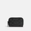 Coach Kleines Kartenetui Mit Rundum Reissverschluss Aus Signature Canvas