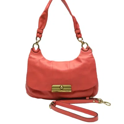 Pre-owned Coach Kristin Leather Shoulder Bag () In Pink