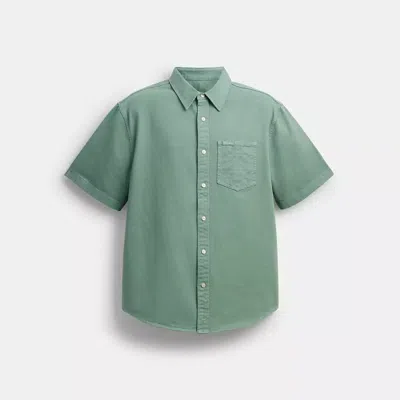 Coach Kurzarmshirt Aus Denim Im Relaxed Fit