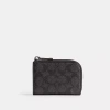 COACH L ZIP KEY CASE IN SIGNATURE CANVAS