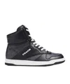 Coach Lace-up High-top Sneakers In Black