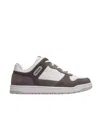 Coach Lace-up Low-cut Casual Shoes In Gray