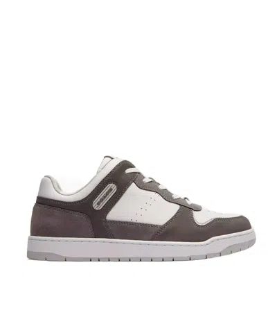 Coach Lace-up Low-cut Casual Shoes In Gray
