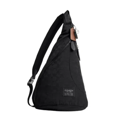 Coach Lachlan Sling Bag In Black