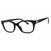 Coach Ladies Black Rectangular Eyeglass Frames Hc6257u