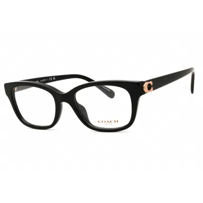 Coach Ladies Black Rectangular Eyeglass Frames Hc6257u