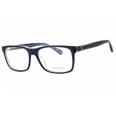Coach Ladies Blue Rectangular Eyeglass Frames 0hc6213u