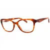 Coach Ladies Brown Rectangular Eyeglass Frames 0hc6244u