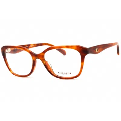 Coach Ladies Brown Rectangular Eyeglass Frames 0hc6244u