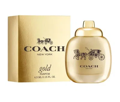 Coach Ladies Gold Parfum 0.15 oz Fragrances 386460157346 In Transparent