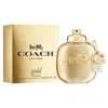 Coach Ladies Gold Parfum 3.0 oz Fragrances 3386460156707