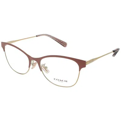 Coach Ladies Gold Tone Rectangular Eyeglass Frames  0hc5111