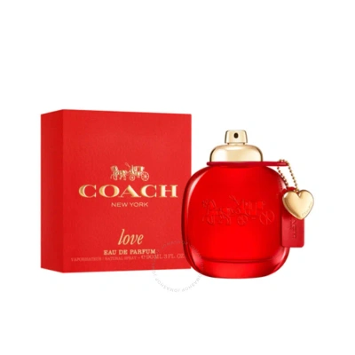 Coach Ladies Love Edp Spray 3.04 oz Fragrances 3386460142175 In Red