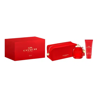 Coach Ladies Love Gift Set Fragrances 3386460148801 In White