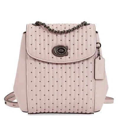 Pre-owned Coach Ladies Parker Convertible Backpack 76362 V5ptp In Pink