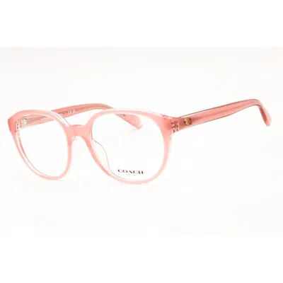 Coach Ladies Pink Round Eyeglass Frames 0hc6209u