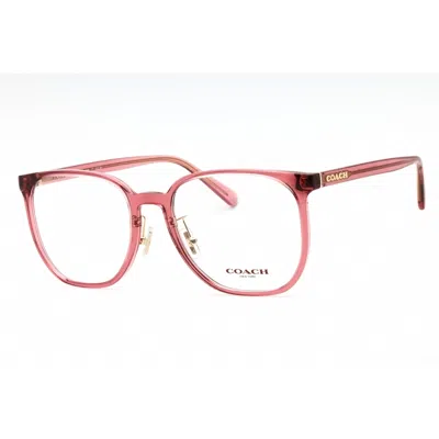 Coach Ladies Transparent Round Eyeglass Frames 0hc6215d