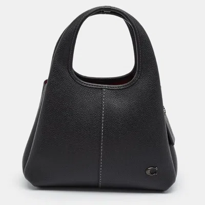 Pre-owned Coach Lana 23 Black Leather Shoulder Bag