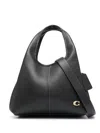 Coach Lana 23 Leather Hobo Bag In Black