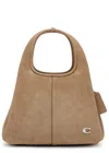 COACH COACH LANA 23 SUEDE TOP HANDLE BAG