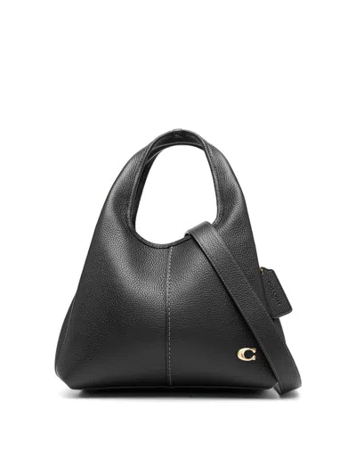 Coach Lana 25 Leather Crossbody Bag In Black