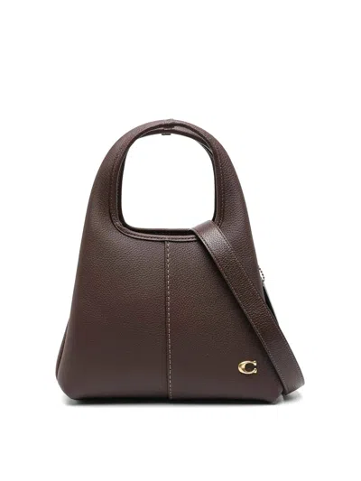 Coach Lana 25 Leather Crossbody Bag In Brown