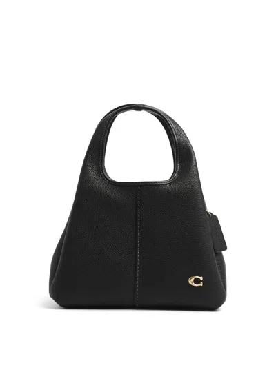 Coach Lana 25 Leather Crossbody Bag In Black