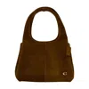 Coach Lana Top-handle Suede Shoulder Bag In Brown