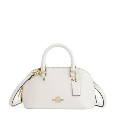Coach Lara Mini Satchel Bag In Neutral